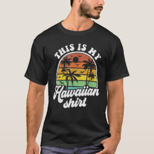 T-shirt C'Est Mon Costume Luau Tropical Hawaïen H