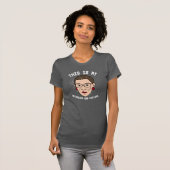 T-shirt C'est mon costume notoire RBG - blanc — El (Devant entier)