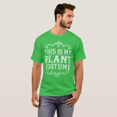 T-shirt C'Est Mon Costume Plante Drôle Halloween Lazy (Devant entier)