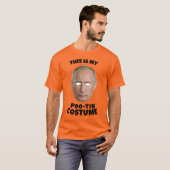 T-shirt C'est mon costume Poo-tin de Vladimir Poutine (Devant entier)