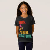 T-Shirt C'est mon costume Purim drôle Juif (Devant entier)