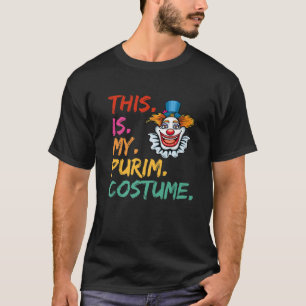 T-shirt C'Est Mon Costume Purim Drôle Juif