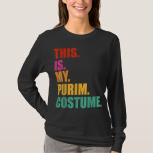 T-shirt C'est mon costume Purim drôle Juif