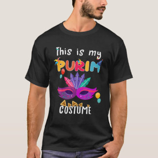 T-shirt C'Est Mon Costume Purim Drôle Juif
