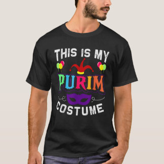 T-shirt C'Est Mon Costume Purim Juif Joyeux Purim