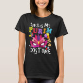 T-shirt C'Est Mon Costume Purim Juif Joyeux Purim Hamant (Devant)