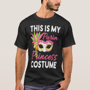 T-shirt C'est mon costume Purim Princess Juif Purim