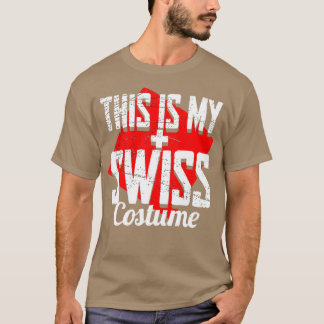 T-shirt C'est mon costume suisse