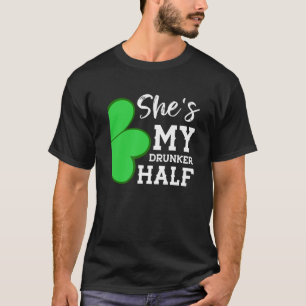 T-shirt C'est mon coupl Moitié-Drôle en Jour de la Saint P