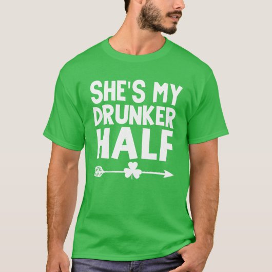 T-shirt C'est mon couple en Jour de la Saint Patrick à moi (Devant)