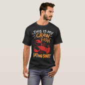 T-shirt C'Est Mon Crawfish Manger Crawdad Mudbu (Devant entier)