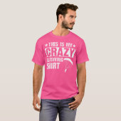 T-shirt C'Est Mon Crazy Skydiver Skydiver (Devant entier)
