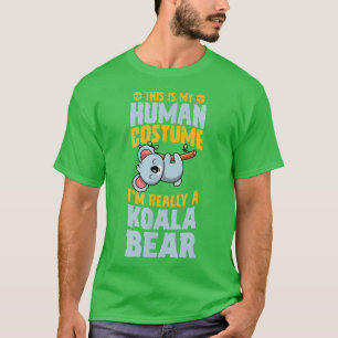 T-shirt C'est mon déguisement d'humain Je suis vraiment un