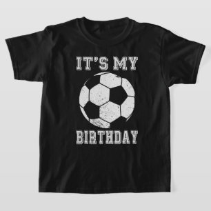 T-shirt C'est mon design de football pour anniversaire