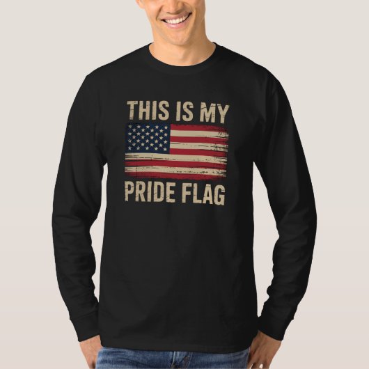 T-shirt C'est mon drapeau de fierté (Devant)