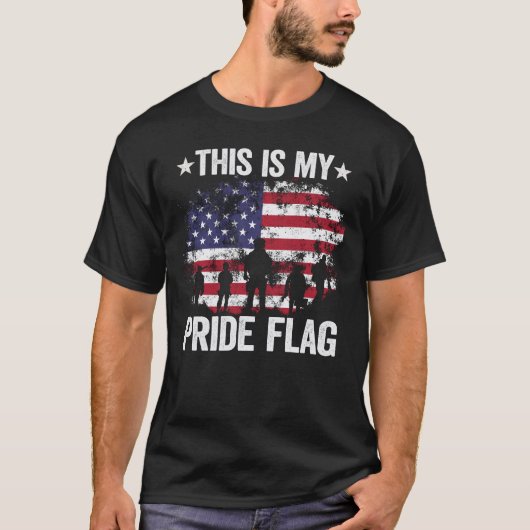 T-shirt C'est mon drapeau de fierté (Devant)