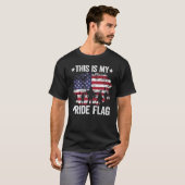 T-shirt C'est mon drapeau de fierté (Devant entier)