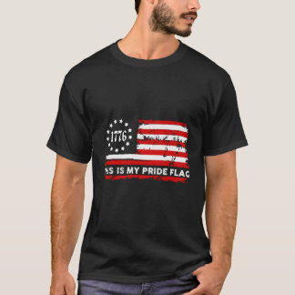 T-shirt C'Est Mon Drapeau De Fierté Usa American 4 juillet