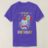 T-shirt C'est mon éléphant de 36ème anniversaire (Design devant)