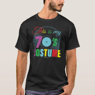 T-shirt C'est mon enregistrement rétro costume les années