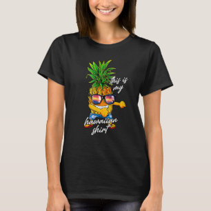 T-shirt C'Est Mon Été Hawaïen D'Ananas Flossant