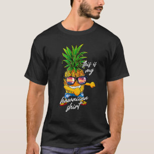 T-shirt C'Est Mon Été Hawaïen D'Ananas Flossant