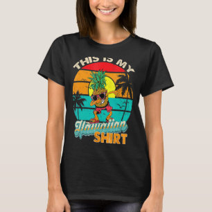 T-shirt C'Est Mon Été Hawaïen De Mignonne Aiguille