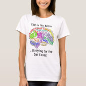 T-shirt C'est mon examen du barreau de cerveau… (Devant)