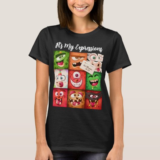 T-shirt C'est mon Expression V5 (Devant)