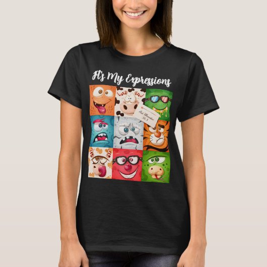 T-shirt C'est mon Expression V7 (Devant)
