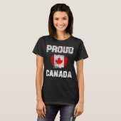 T-shirt C'est mon fier drapeau Canada, acheter des drapeau (Devant entier)
