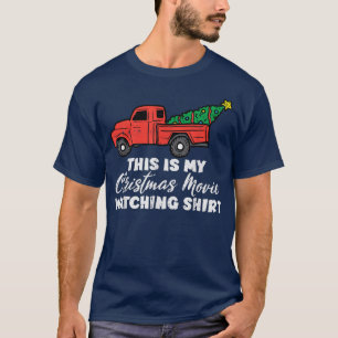T-shirt C'Est Mon Film De Noël En Regardant Drôle Xmas PJ
