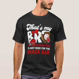 T-shirt C'est Mon Frère Baseball Catcher Sœur Baseball Cha