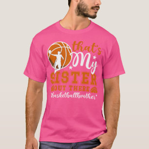 T-shirt C'Est Mon Frère Soeur De Basket-Ball D'Un Basket