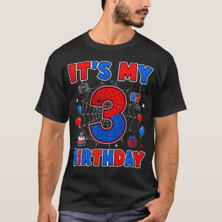 T-shirt C'est mon garçon de 3 ans pour son anniversaire Th