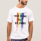 T-shirt C'est mon Gay (Devant)