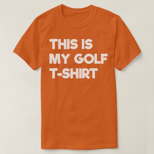 T-shirt C'Est Mon Golf Drôle De Golf (Design devant)