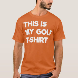 T-shirt C'Est Mon Golf Drôle De Golf