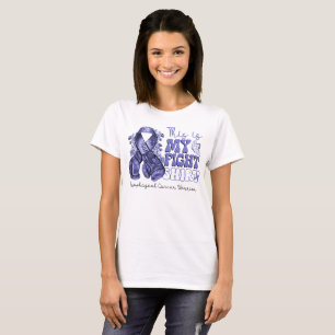 T-shirt C'est mon guerrier de lutte contre le cancer de l'