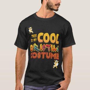 T-shirt C'Est Mon Halloween CHRÉTIEN COOL COSTUME