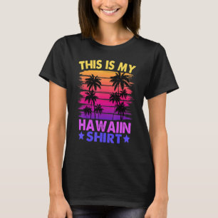 T-shirt C'est mon hawaïen Aloha Hawaï Hommes Femmes Enfa