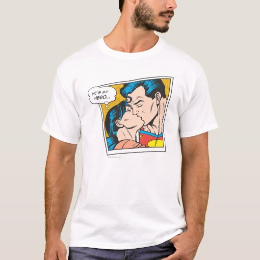 T-shirt C'est mon héros (Devant)
