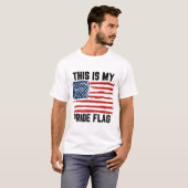T-shirt C'Est Mon Indicateur De Fierté (Devant entier)