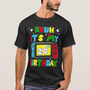 T-shirt C'est mon jeu vidéo d'anniversaire 20 ans 20 ans