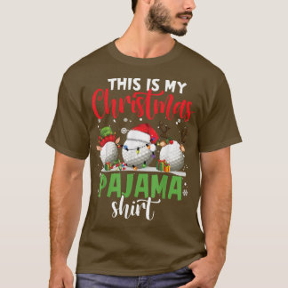 T-shirt C'Est Mon Jour De Noël Pajama Golf Reindeer Père N