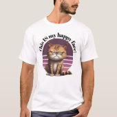 T-shirt C'Est Mon Joyeux Visage ! Grumpy Cat (Devant)