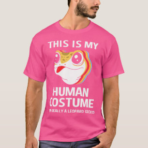 T-shirt C'est Mon Léopard Gecko Humain Drôle