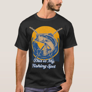 T-shirt C'est mon lieu de pêche chasse Chasse nautique Cha