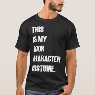 T-shirt C'Est Mon Livre Caractère Costume Lecteur De Lectu