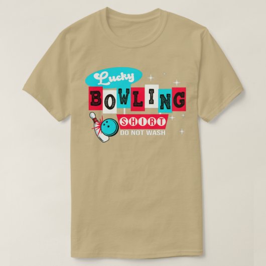 T-shirt C'Est Mon Lucky Bowling Lucky Bowling Funny T (Design devant)